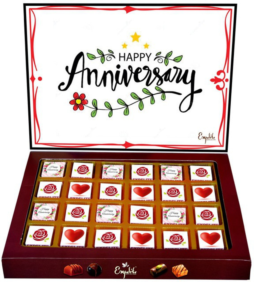 Expelite Chocolates For Anniversary Gifts 24 pc Marriage