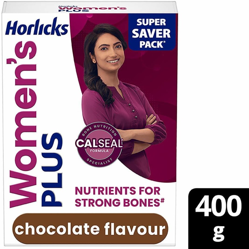 HORLICKS Women's Plus Calseal Chocolate Flavour 400 Gm Jar Pack of 2 Price  in India - Buy HORLICKS Women's Plus Calseal Chocolate Flavour 400 Gm Jar  Pack of 2 online at