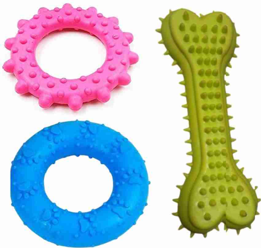 Emily Pets Silicone Dog Chew Toy Soft Rubber Durable Pet Toy New