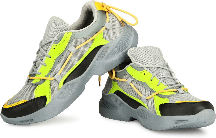 Funky sports shop shoes