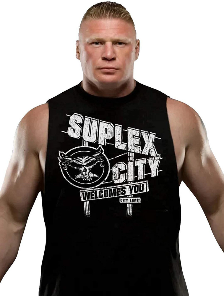 Brock lesnar sleeveless t shirt india best sale