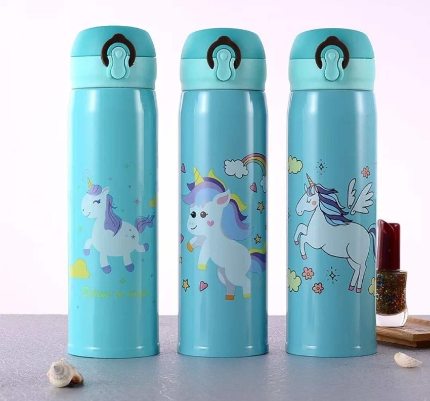 Esmi Cartoon Stainless Steel Cute Cartoon Character Water Flask-Bottle for  Kids-Best Gift for Kids