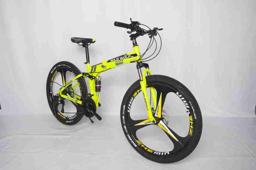 Wild wolf folding clearance bicycle