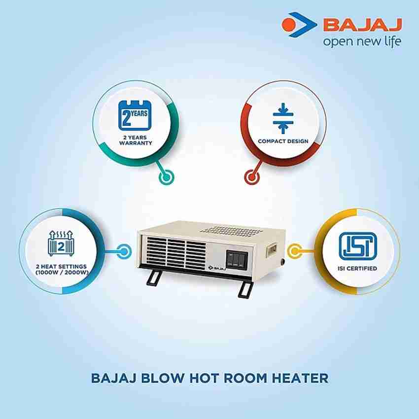 BAJAJ 267240 Fan Room Heater Price in India - Buy BAJAJ 267240 Fan Room  Heater online at Flipkart.com