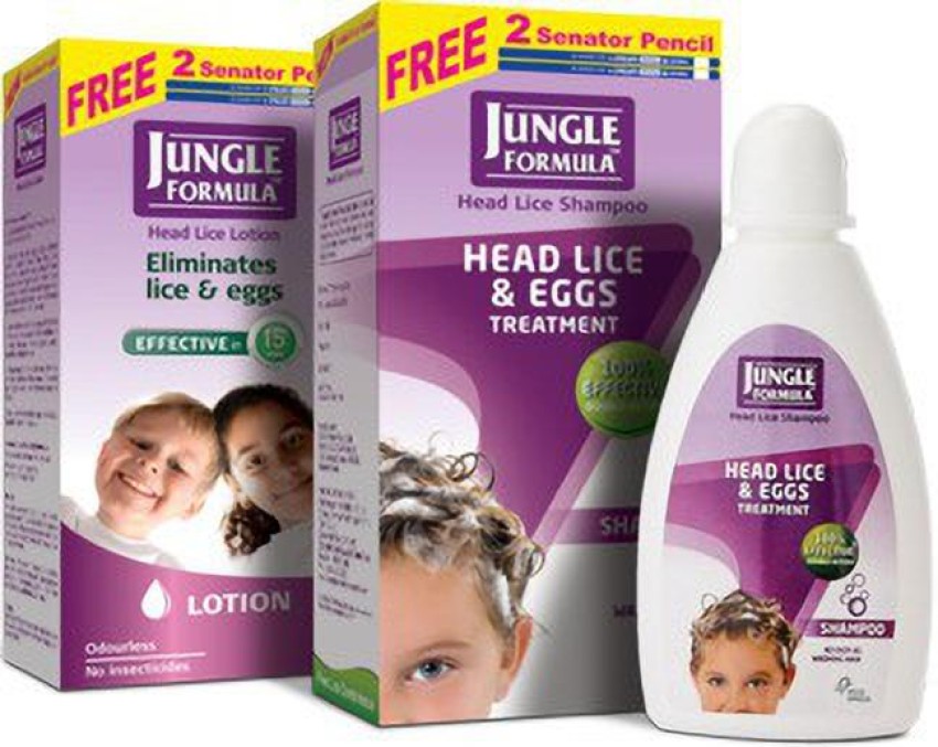 Head Lice Shampoo And Conditioner Jungle Formula 25ml(pack of 2)
