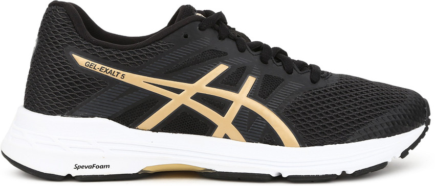 Asics running gel exalt on sale trainers in grey and pink