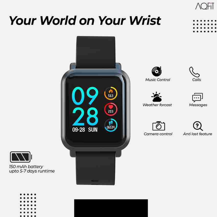 Aqfit coolfit smartwatch review sales