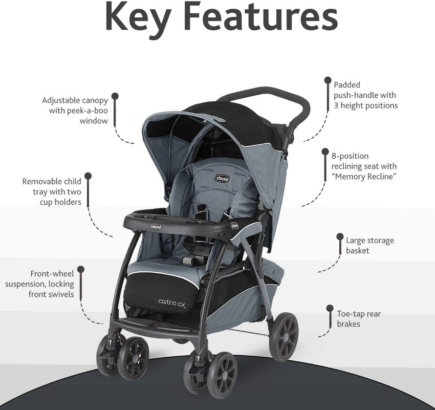 Chicco cortina cx new arrivals stroller only