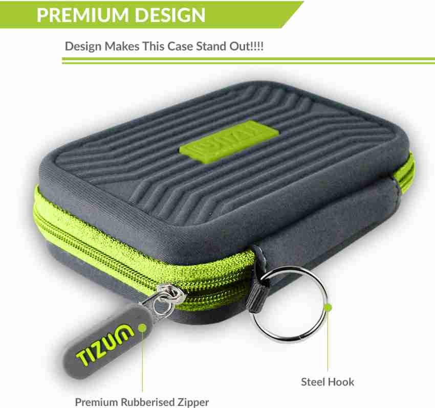 Tizum Pouch for 8 x USB Flash Drives Carrying Case, Premium Quality, Hard  EVA for Flash/key Drives - Tizum 