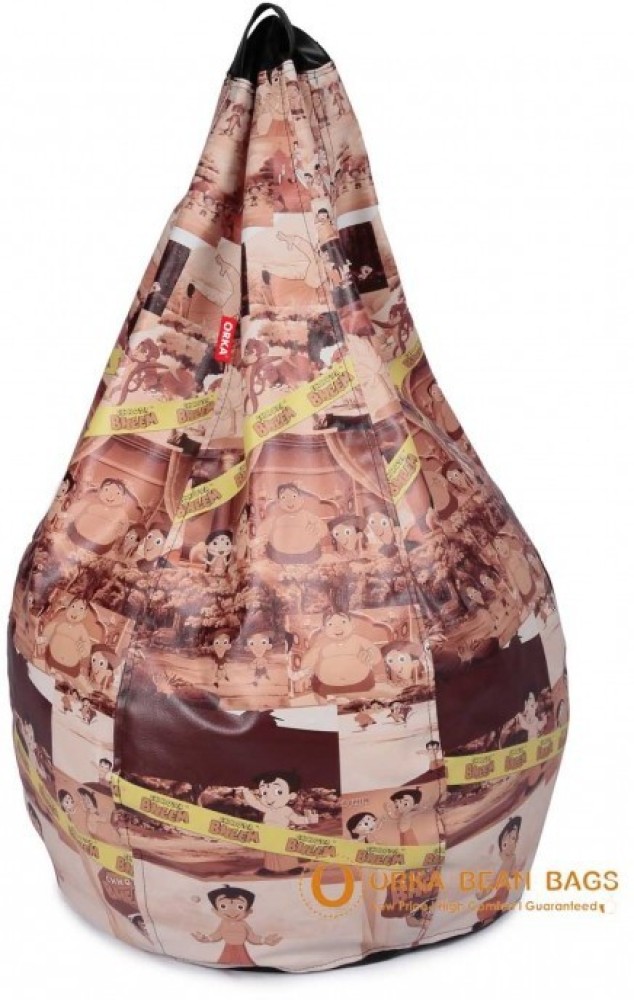 ORKA XXL Chhota Bheem Set of 2 - Digital Printed Bean Bag With Bean  Filling(Multicolor) Multicolor Furniture Price in Indian Cities Chennai,  Bangalore, Mumbai, Delhi and Kolkata, Live ORKA XXL Chhota Bheem