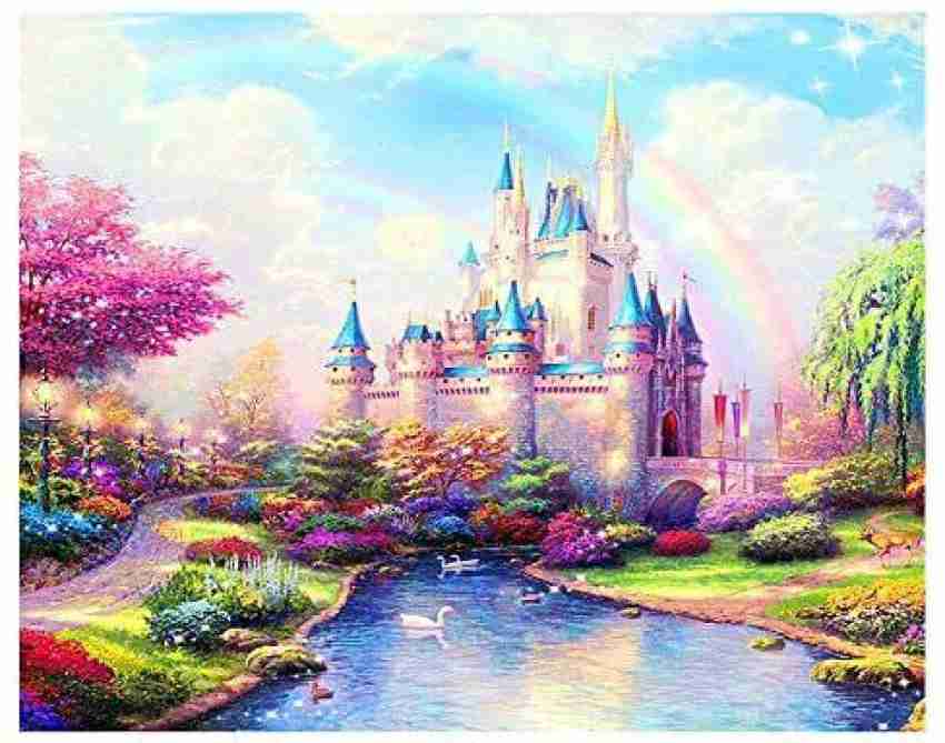 KAXA Kimily DIY Paint by Numbers for Adults Kids Disney Castle Paint by  Numbers DIY Painting Castle Acrylic Paint by Numbers - Kimily DIY Paint by  Numbers for Adults Kids Disney Castle Paint by Numbers DIY Painting Castle  Acrylic Paint by Numbers