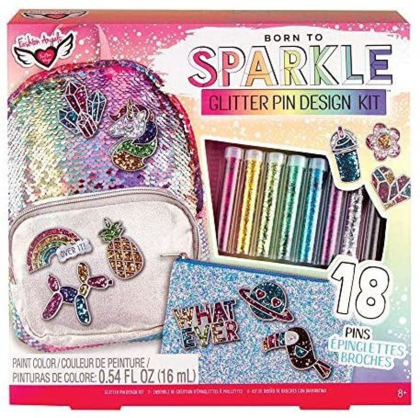Fashion Angels Glitter Pin Design Kit/ Decorative Pin Kit/ Pin