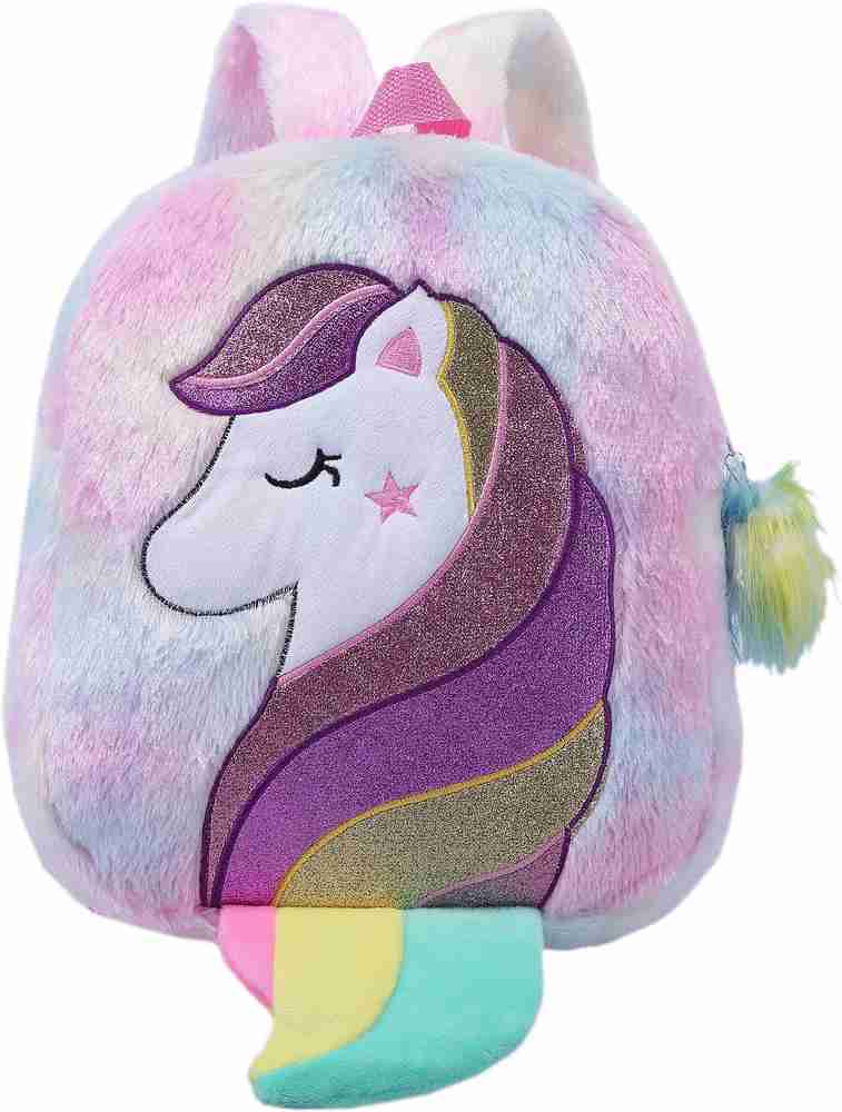 SwooK Unicorn Furry Fur Furr Plush Cute Kids little Girls womens