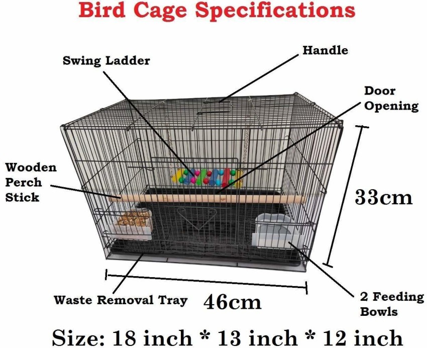 Bird cage shop parts and accessories