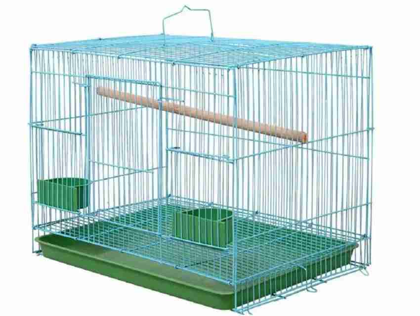 Foldable shop bird cage