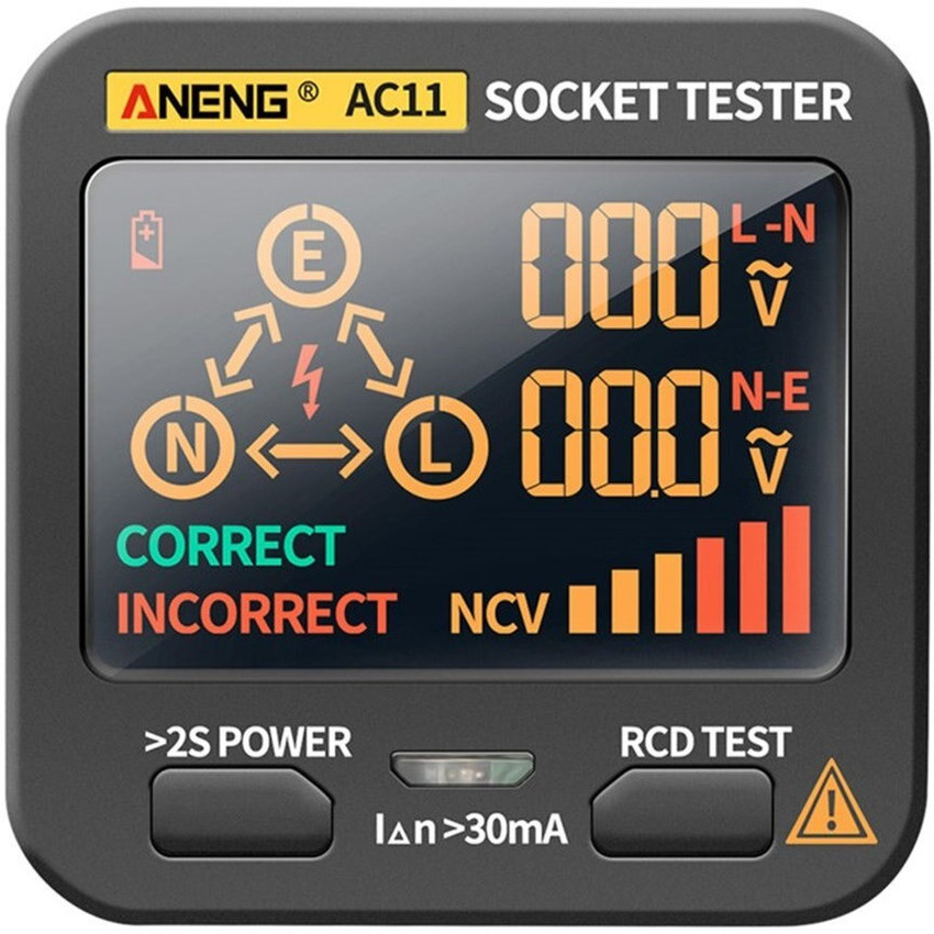 Electric store socket tester