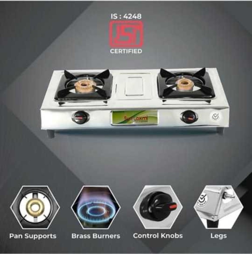 laxmi gas stove 2 burner