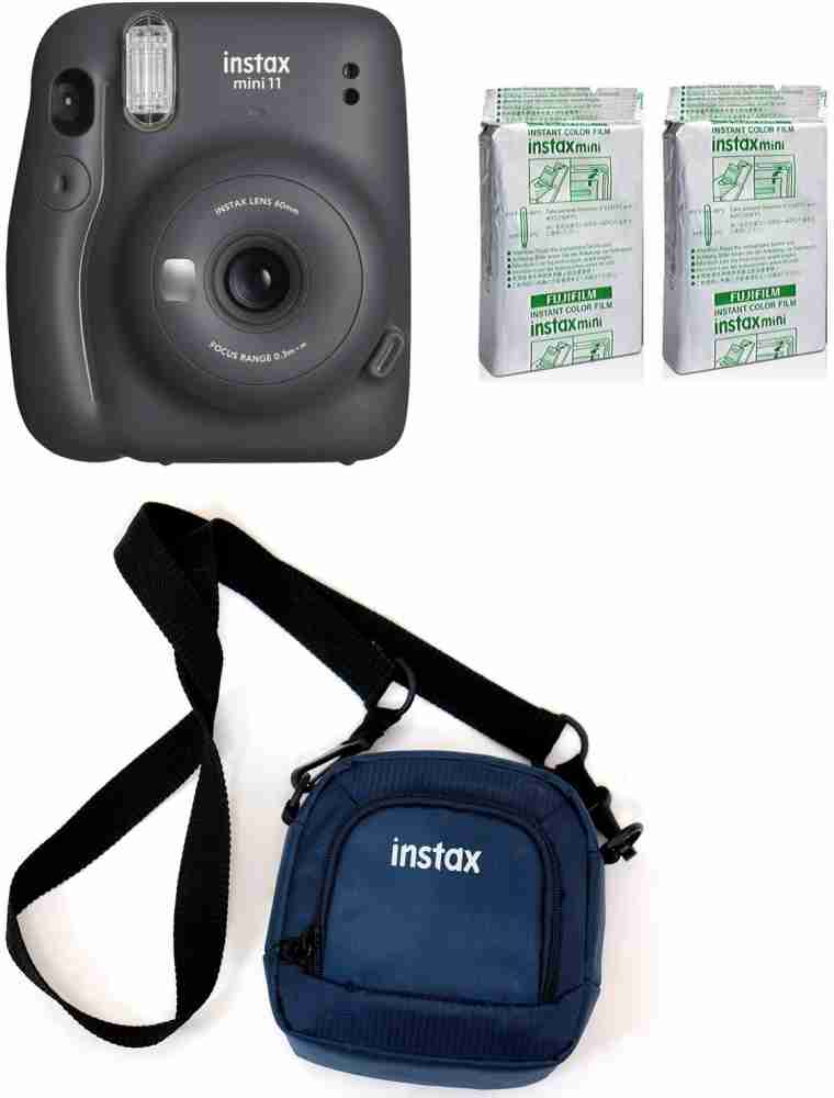 FUJIFILM Instax Mini 11 Mini 11 Charcoal Grey with 20 Shot film