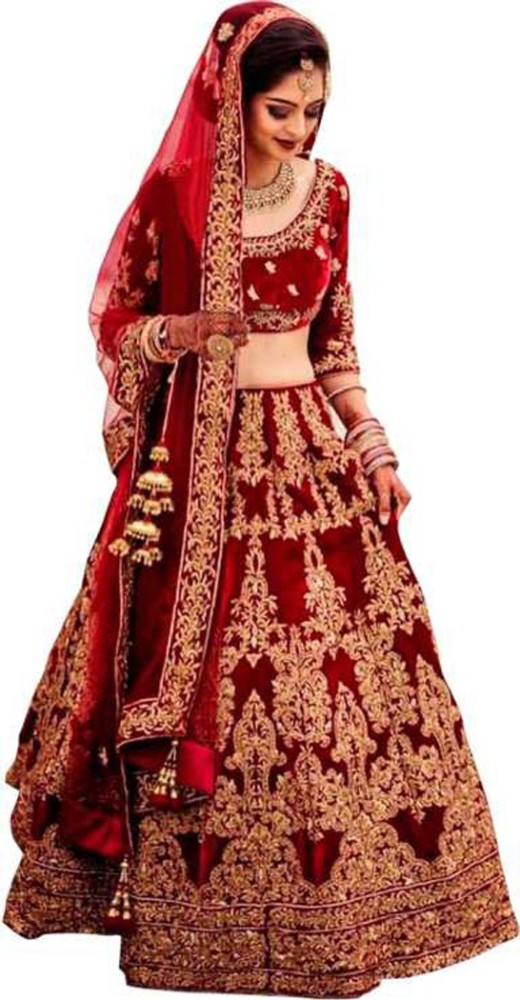 Aparejar Embroidered Semi Stitched Lehenga Choli Buy Aparejar