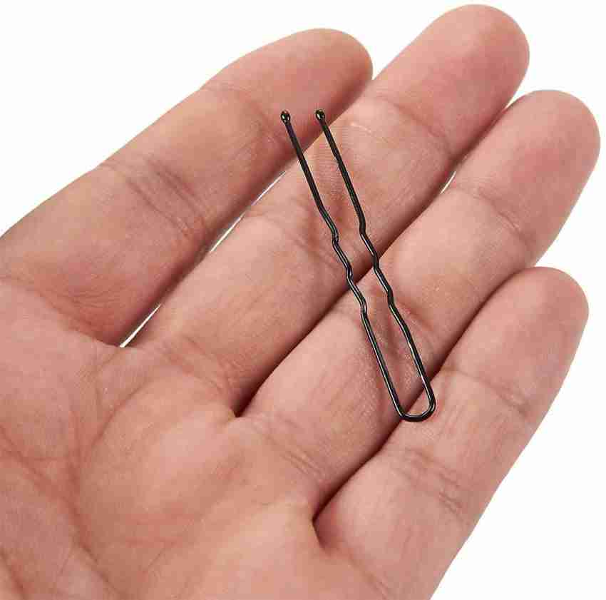 120Pcs Black Small Clip Hair Clip Hairpin Korean Simple Black Wire