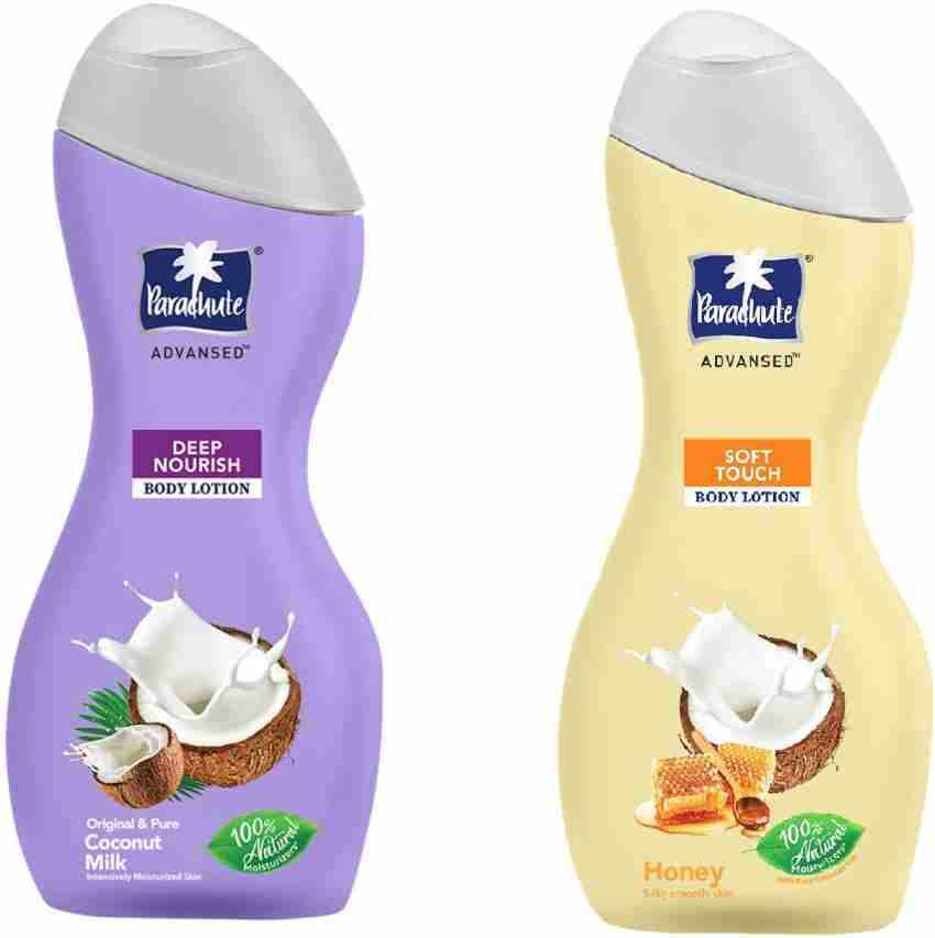 Buy Parachute Advansed Soft Touch Body Lotion for Women & Men, All Skin  types, 400ml  Pure Coconut Milk & Honey, 100% Natural, 72h Moisturisation  Online at Low Prices in India 