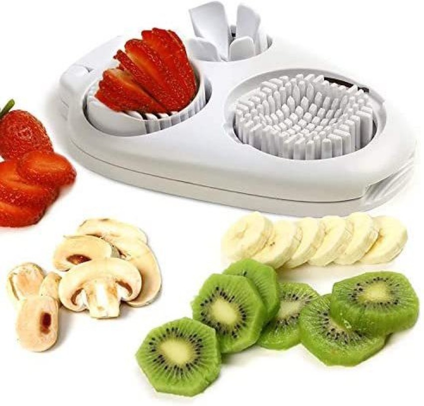 3in1, Egg Slicer, White Boiled Egg Slicers, Egg Cutter, Fruit