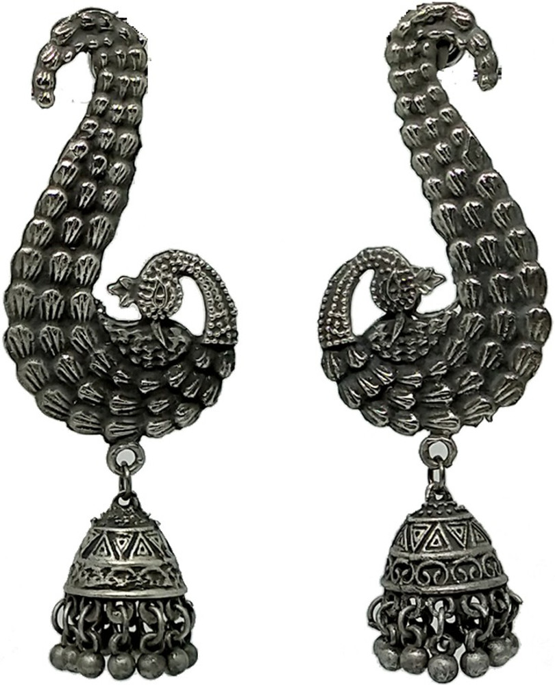 Peacock earrings deals flipkart
