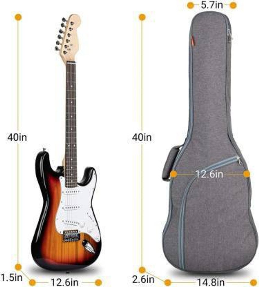 Electric guitar outlet bag price