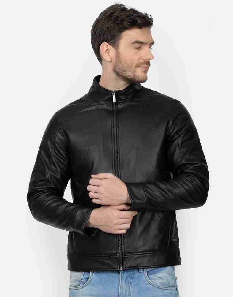 Monte carlo shop leather jacket mens