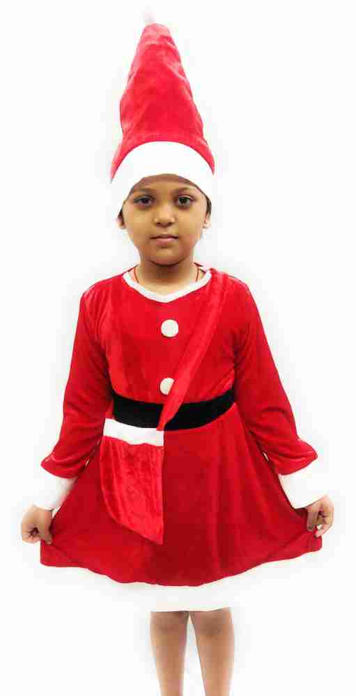 Santa claus dress 2024 for girls