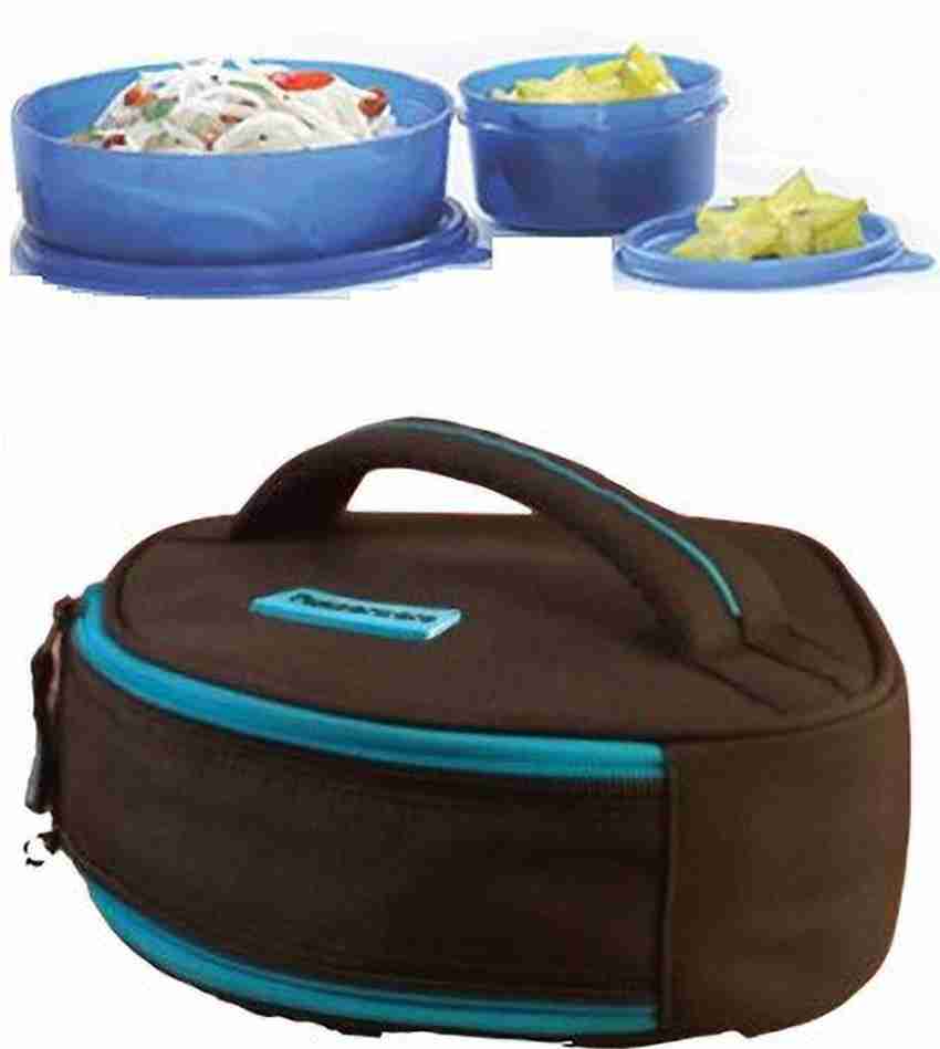TUPPERWARE Classic Lunch Box with Cold Portion Bag 2 Containers Lunch Box Flipkart