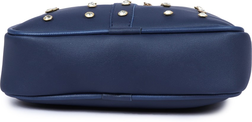Ted Baker Navy Blue Leather Shoulder Bag Womens Fashion Bags  Wallets  Shoulder Bags on Carousell