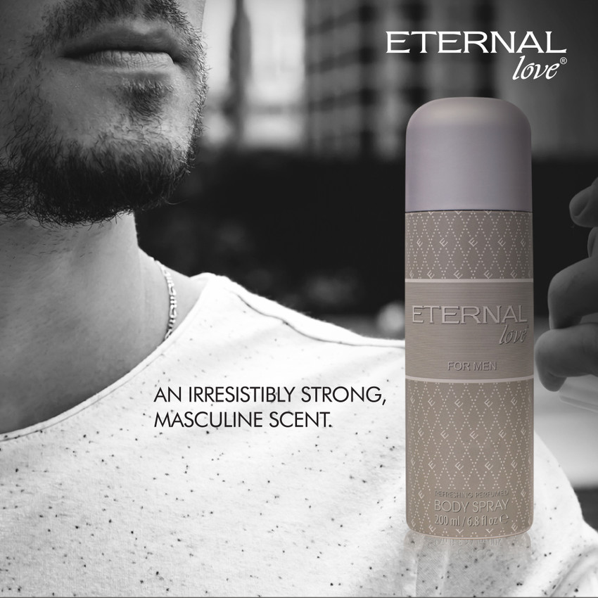 Eternal Love Body Spray Men 200ml Pack of 2 Body Spray For Men