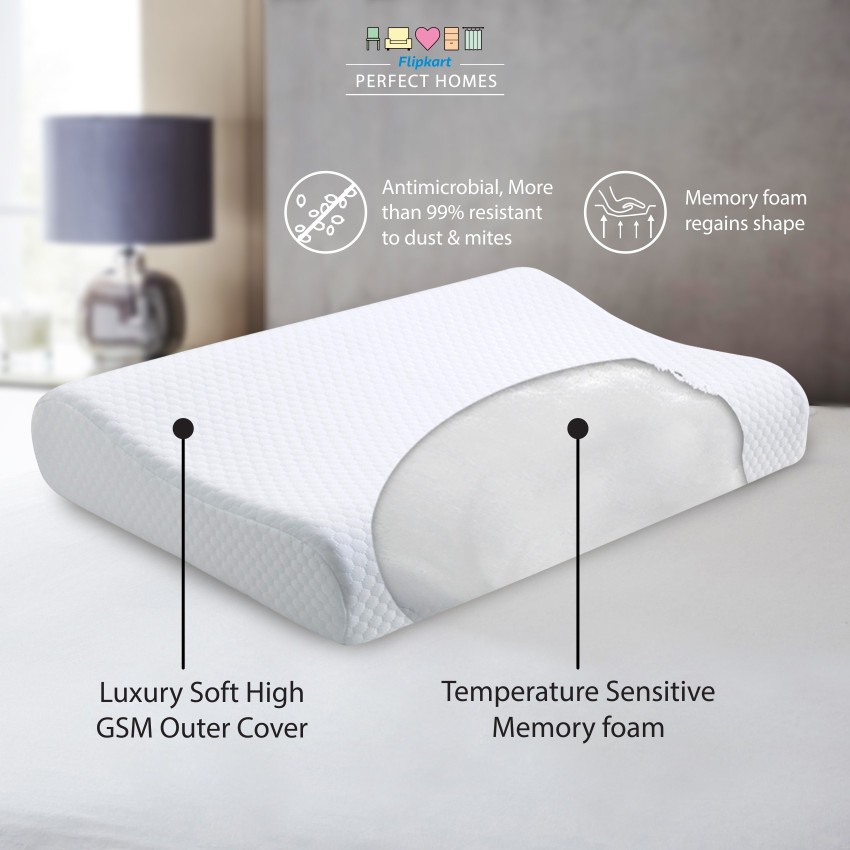 Flipkart Perfect Homes Memory Foam Solid Sleeping Pillow Pack of 1 Buy Flipkart Perfect Homes Memory Foam Solid Sleeping Pillow Pack of 1 Online at Best Price in India Flipkart