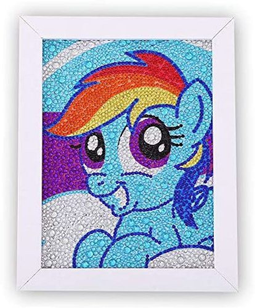 KUNMENG N2 5d Diamond Painting Small and Easy DIY Kits Mosaic Making with  Frame for Kids ( Horse) - N2 5d Diamond Painting Small and Easy DIY Kits  Mosaic Making with Frame
