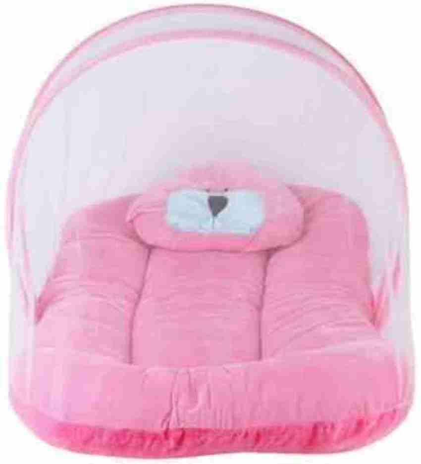 Krizler Soft Mattress with mosquito net for baby with bad machhardani chhote bacchon ke liye mosquito net for baby Solid Price in India Buy Krizler Soft Mattress with mosquito net for