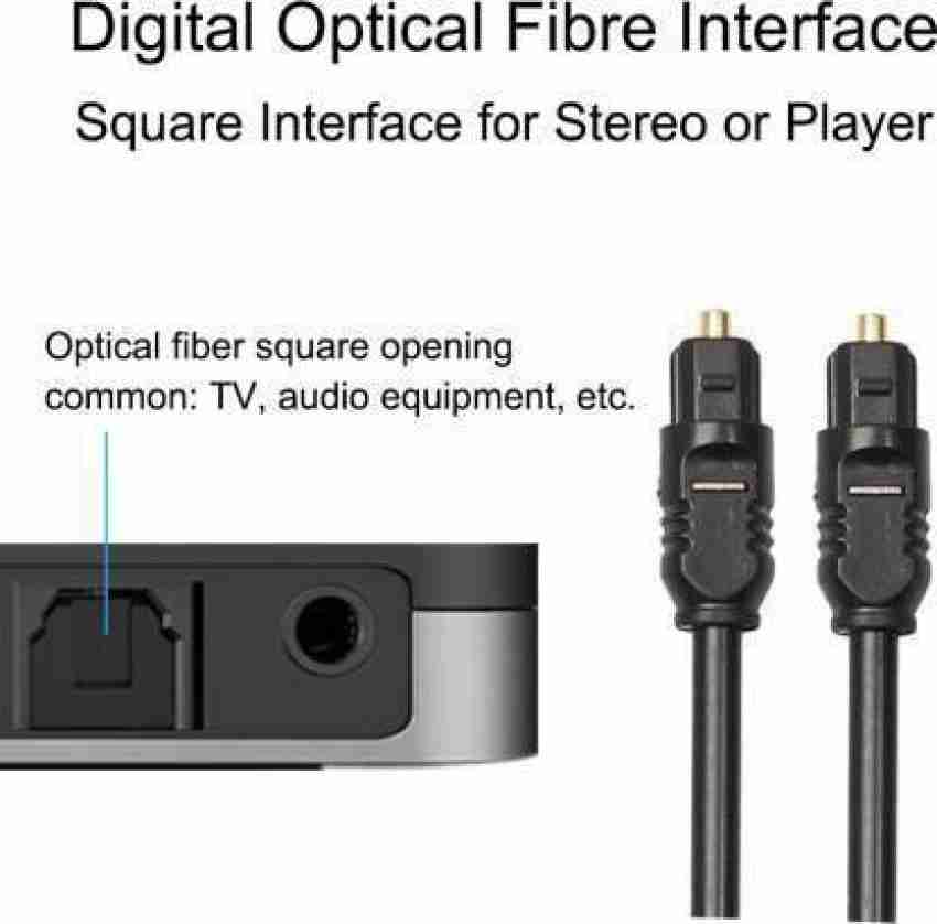 Cable Optico Digital Audio Fibra Home/tv Plug A Plug 10 Mts