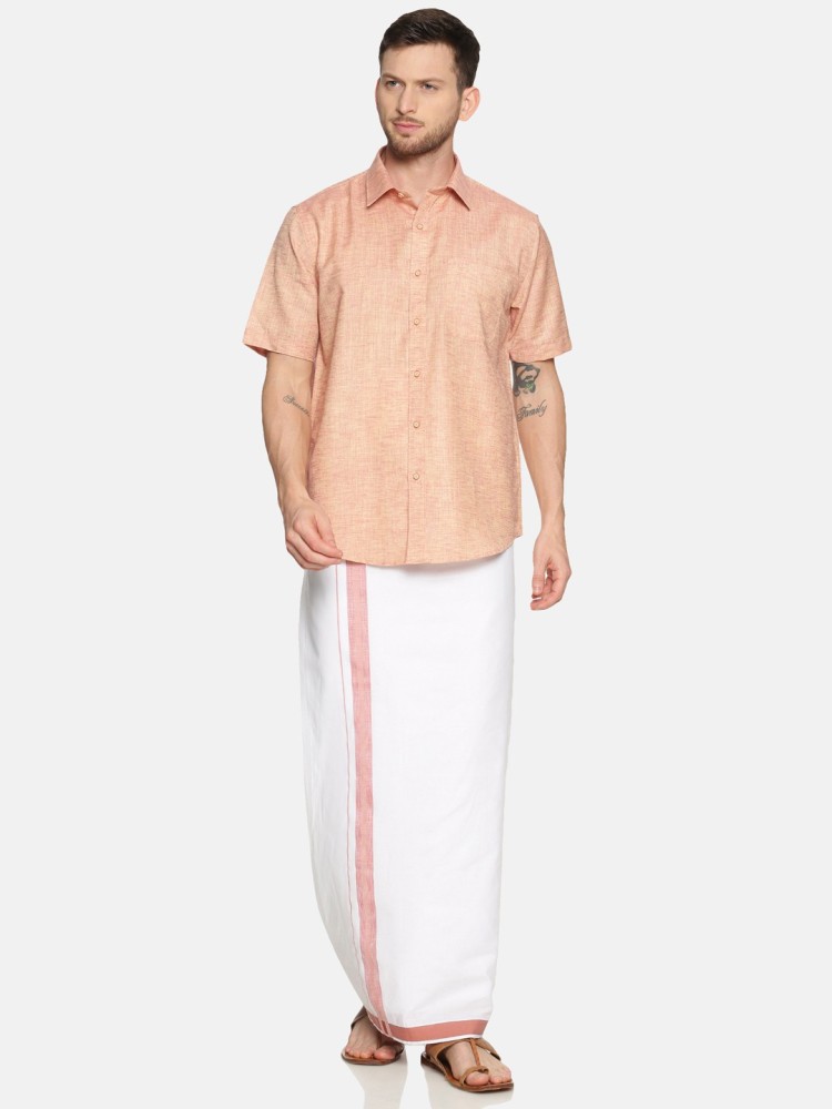 Ramraj Cotton Men Shirt Dhoti Set - Buy Ramraj Cotton Men Shirt Dhoti Set  Online at Best Prices in India