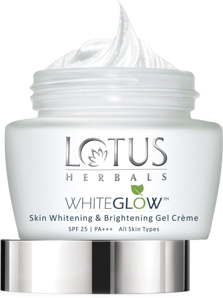 LOTUS Herbals White Glow Skin Whitening Brightening Gel Cream 60