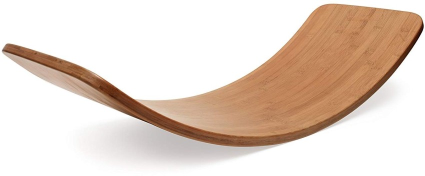 Curved wooden balance online board