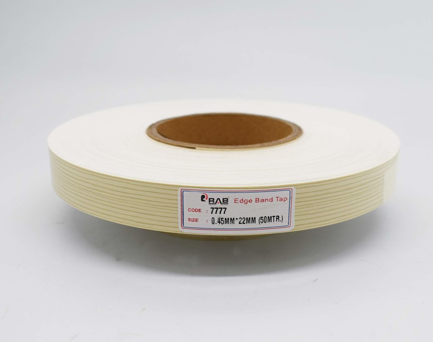 RAB PVC Edge Band Tape (CODE:- 1059, Length- 50 Meter of 1 Role, Width- 2.2  cm, Thickness- 0.5, Color- Berry Bunch)