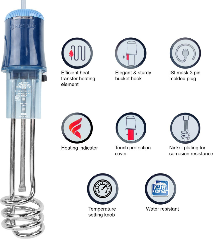 HAVELLS HP-15 1500 W Immersion Heater Rod Price in India - Buy HAVELLS HP-15  1500 W Immersion Heater Rod online at Flipkart.com
