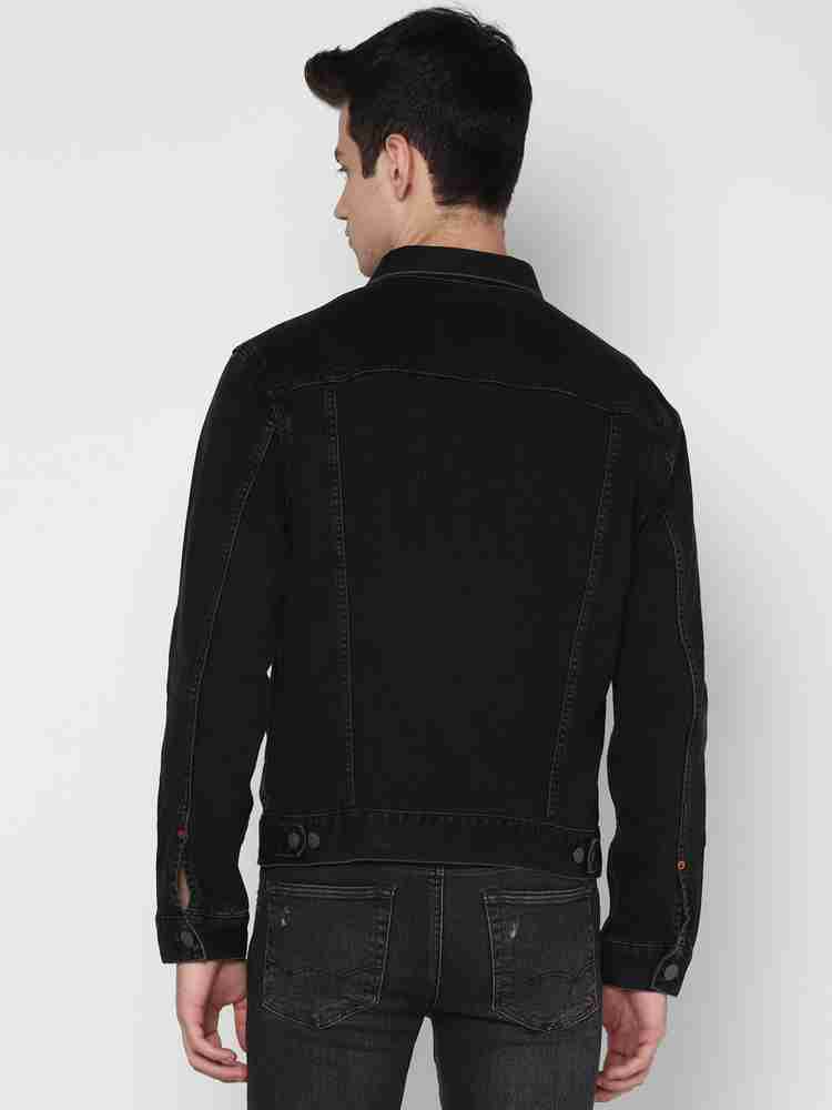 American eagle black best sale leather jacket