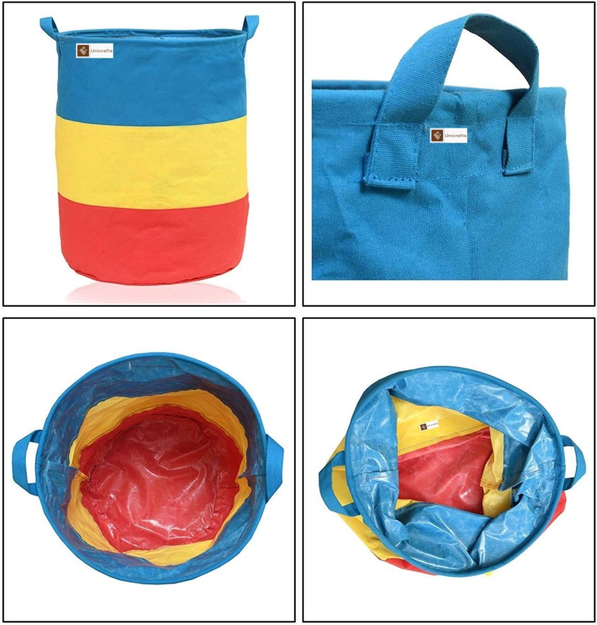 Round Non Woven Reusable Waterproof Foldable Laundry Bag With 45 Liter  Capacity at Rs 65/piece, Laundry Bag in Delhi