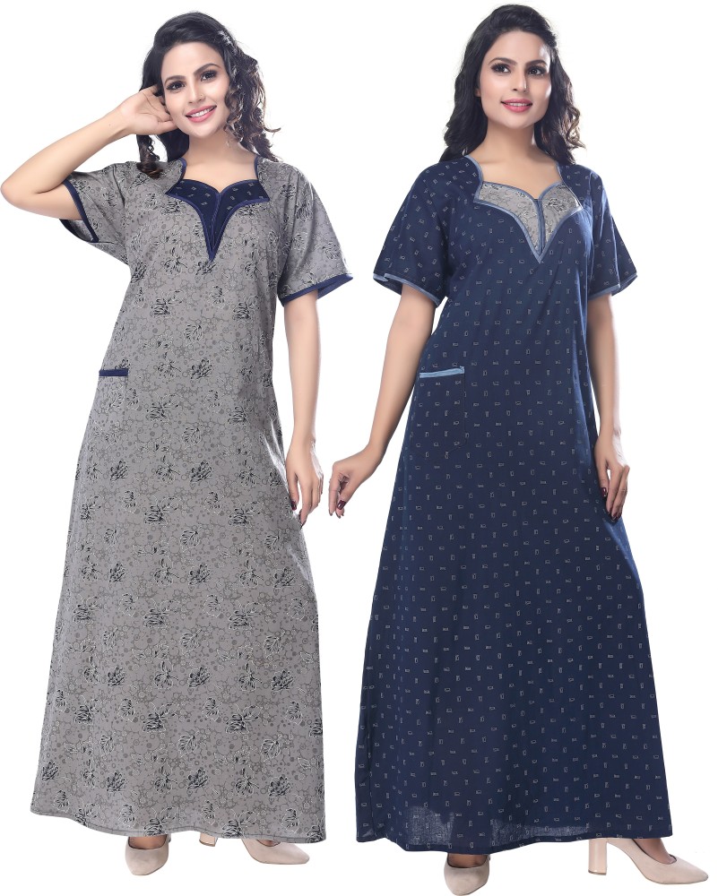 Pure cotton nighty on sale flipkart