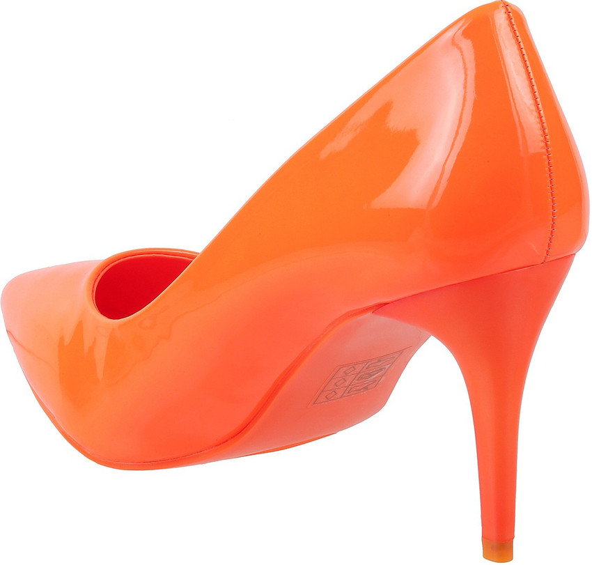 METRO Women Orange Heels Buy METRO Women Orange Heels Online at
