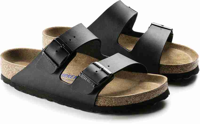 Birkenstock 2024 black footbed