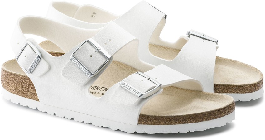 BIRKENSTOCK Milano Narrow Width Men White Sandals Buy