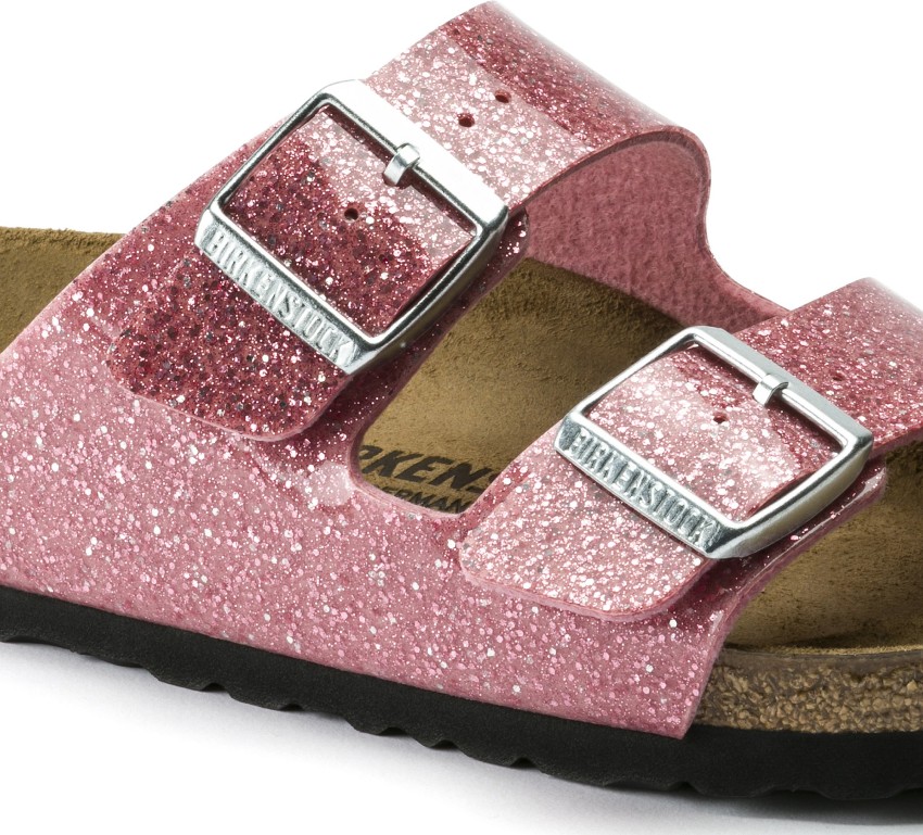 Pink sale glitter birkenstocks