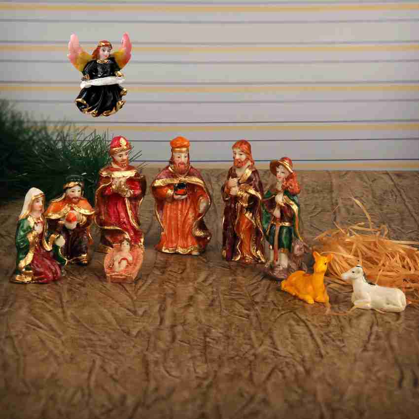 Christmas crib hot sale nativity set